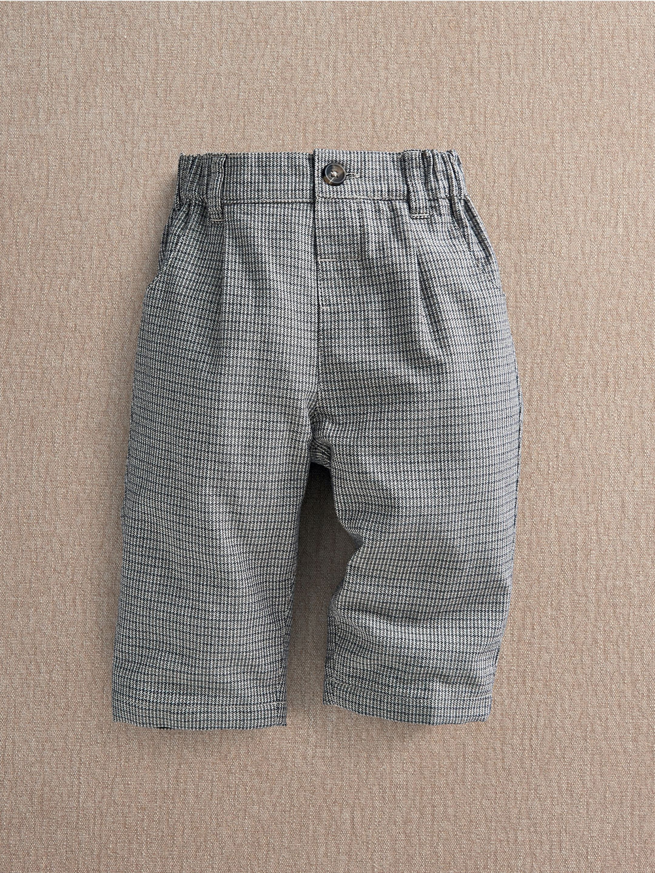 Houndstooth Bomber Jacket, Trousers & Flat Cap Baby Gift Set image number 4